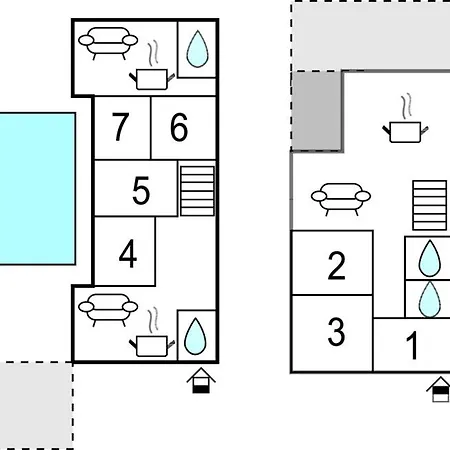 Feriehus Beautiful In With Kitchen *